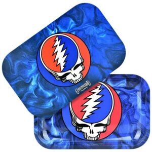 Grateful Dead SYF Swirls Rolling Tray ~ w/Magnetic Lid ~ 11" x 7" ~ Brand New!